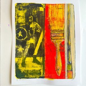 #282 med 9x12 Monoprint